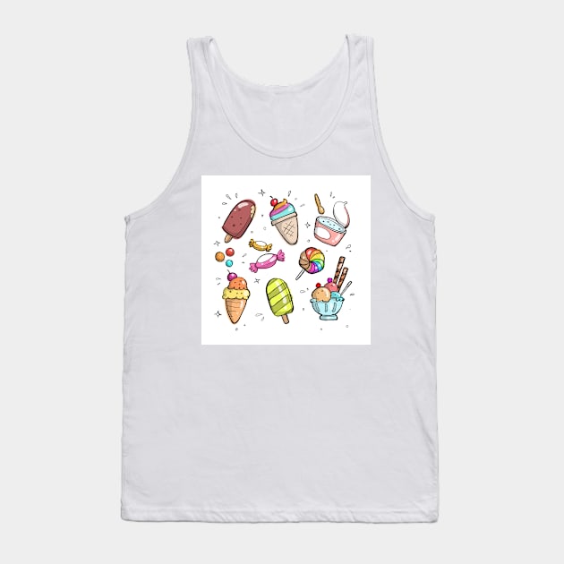 doodle Tank Top by T-shirt_best_